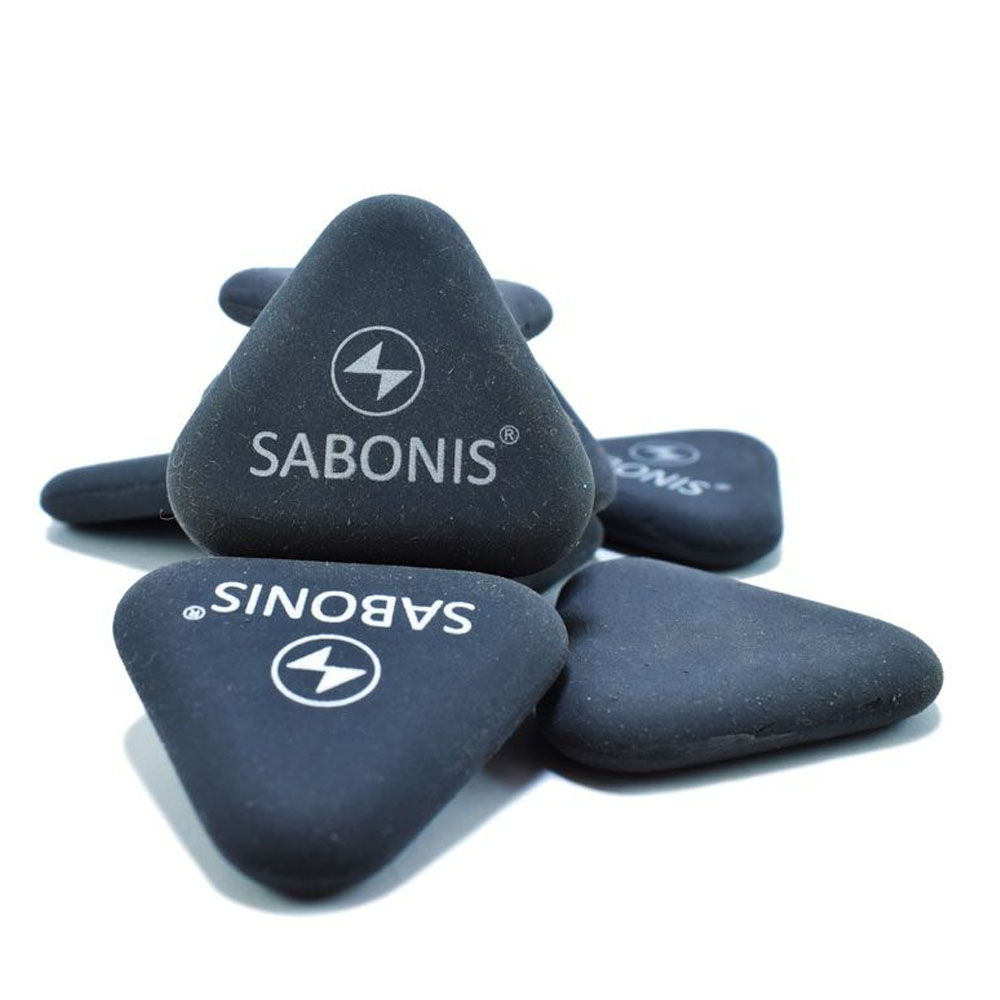 Goma triangular negra grande TR303 SABONIS