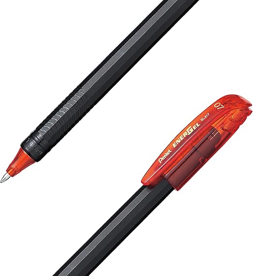 Micropunta Gel Pentel EnerGel 0.7 mm. Color Naranja BL417