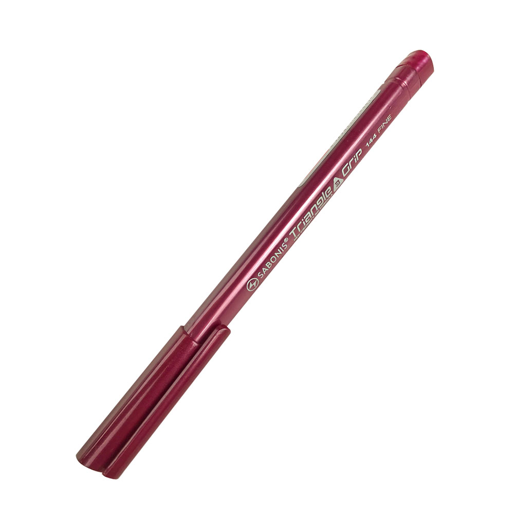 Bolígrafo Triangular con tinta Óleo Gel FB144 Rojo SABONiS