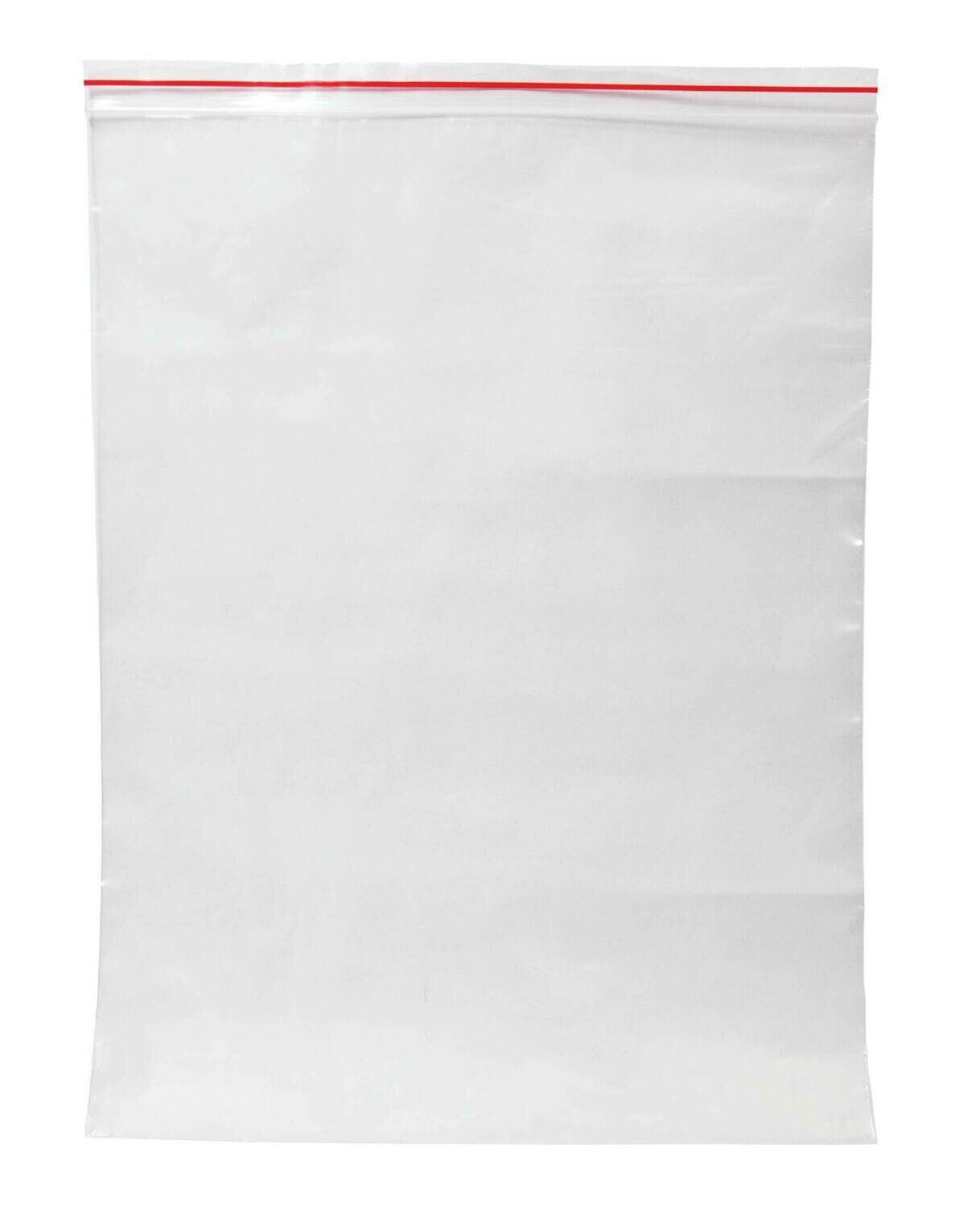 Bolsa Hermética Transparente con Zipper Bag Medida 37x50 cm. - ZI-3750 - Five Stick