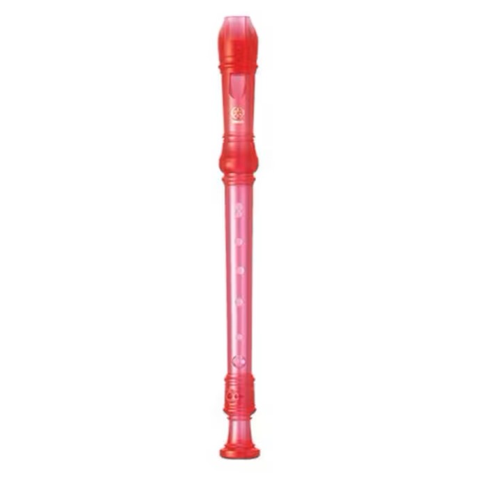 Flauta Dulce Soprano - Descant con Digitación Germana / Germano / Alemán Color Rosado Traslúcido- YRS23 GP - YAMAHA