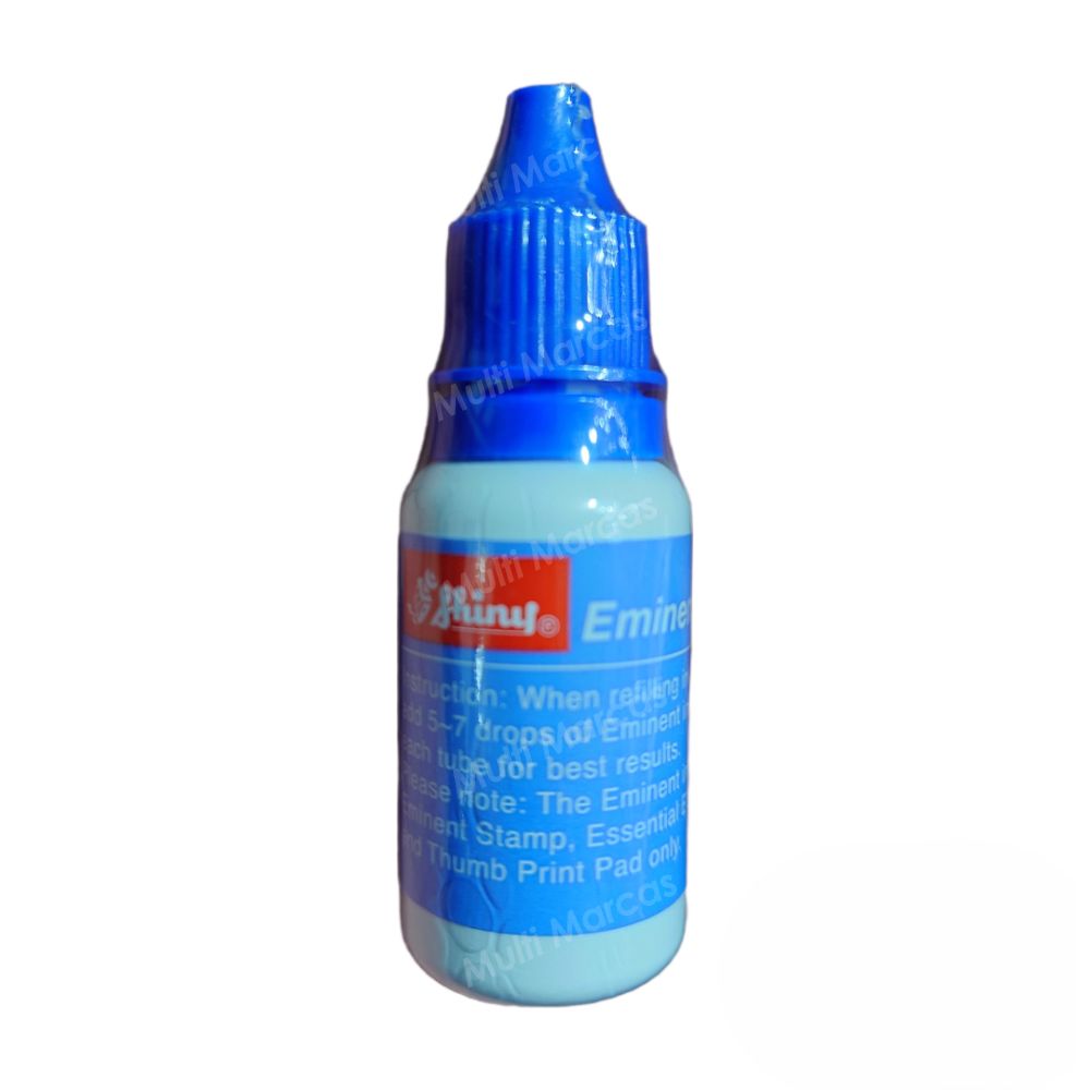 Tinta al Aceite Para Foliador Eminent de 15 ml. Color Azul E-161-3 - Shiny
