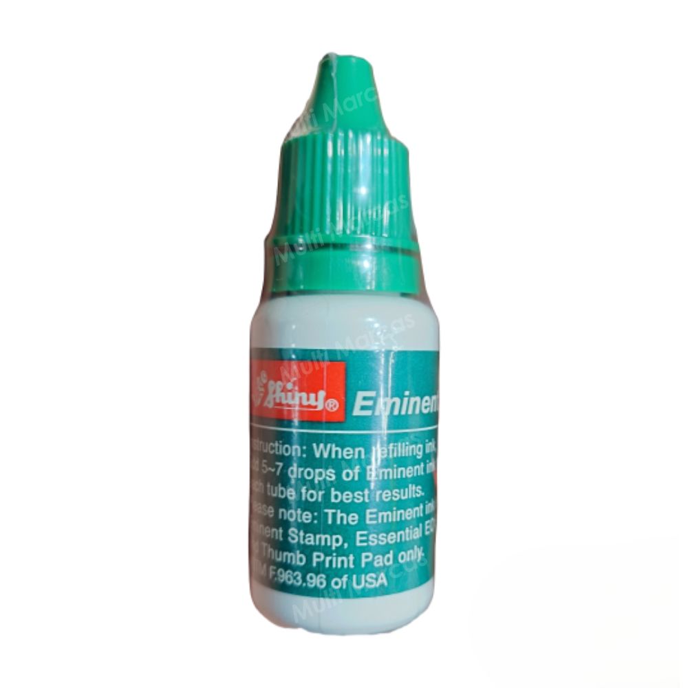 Tinta al Aceite Para Foliador Eminent de 15 ml. Color Verde E-161-5 - Shiny