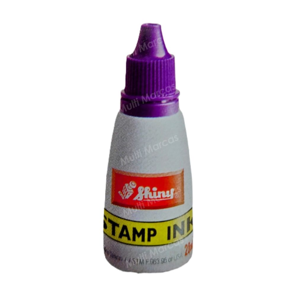 Tinta para Tampo y Para Sellos Automáticos de 28 ml. S-64 Color Violeta - Shiny