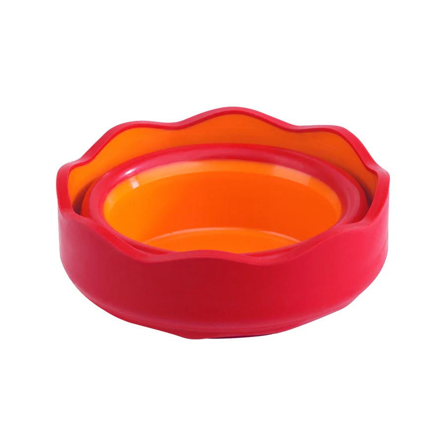 Vaso / Taza  Plegable de Goma Para el Agua Clic & Go, Color Mora  - 181517 - Faber-Castell