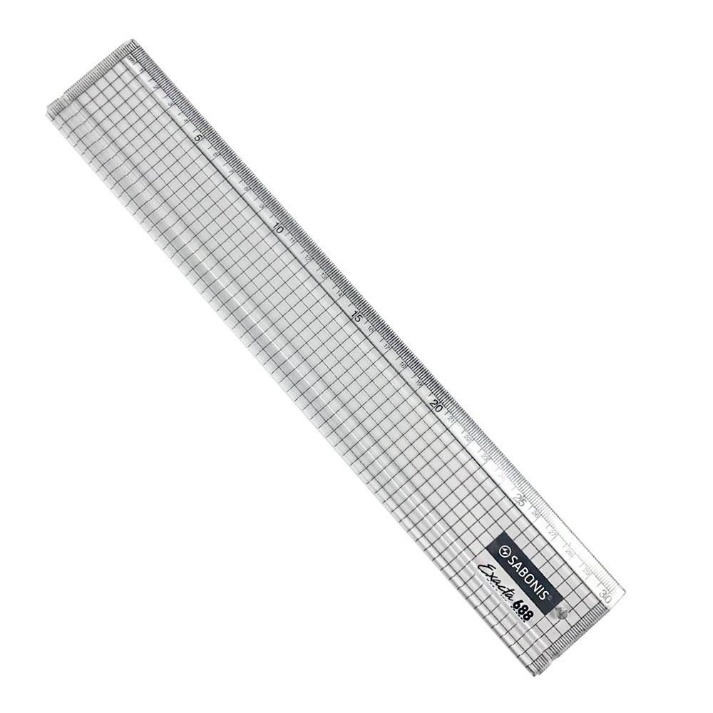 Regla Exacta Gruesa de 30 cm. 688 SABONIS