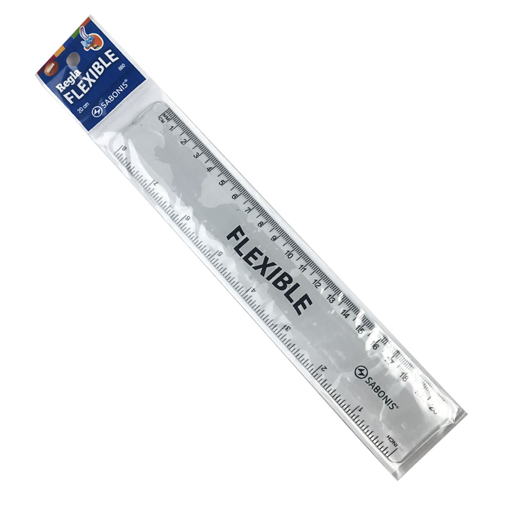 Regla Flexible 20 cm. 660 SABONIS