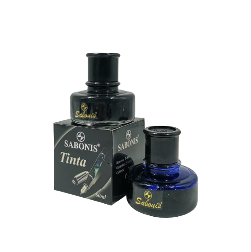 Tinta para Pluma Fuente de 60ml - Negro - T-808 - SABONIS