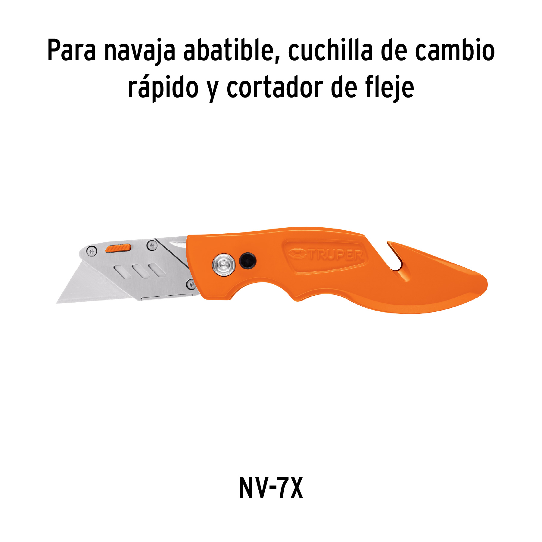 Set de 10 Cuchillas de Repuesto Para Navaja Multiusos, Material de Acero SK4 + Estuche Dispensador - REP-NM-10 - 16956 - TRUPER