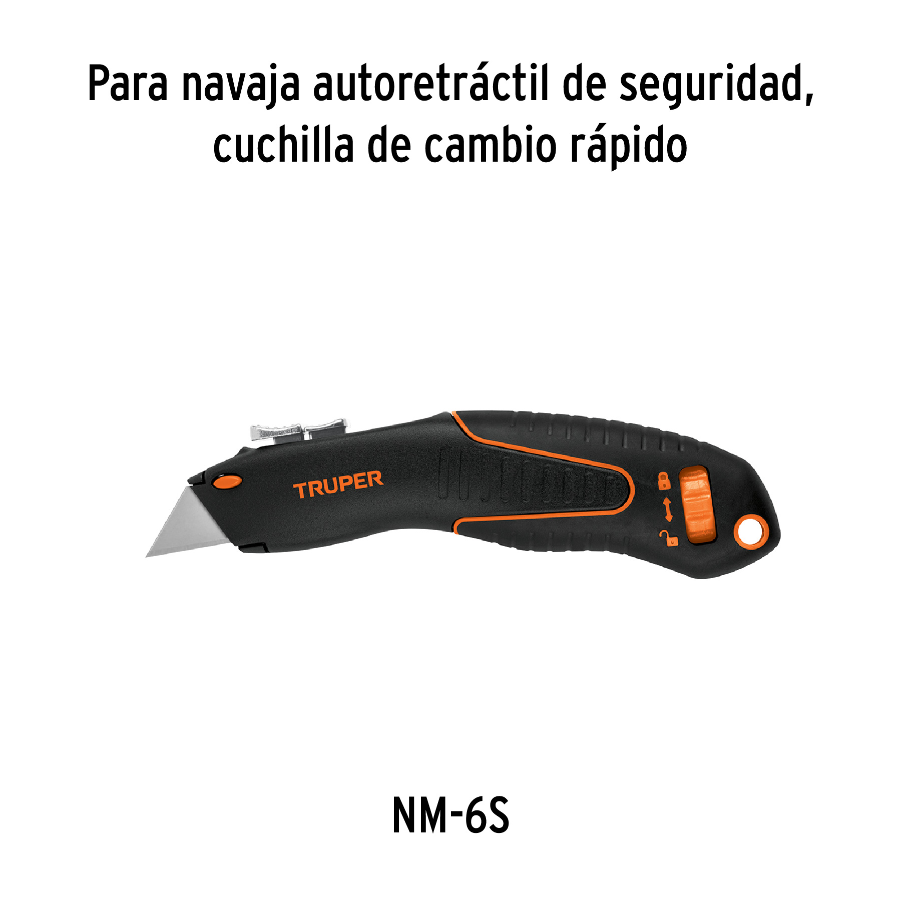 Set de 10 Cuchillas de Repuesto Para Navaja Multiusos, Material de Acero SK4 + Estuche Dispensador - REP-NM-10 - 16956 - TRUPER