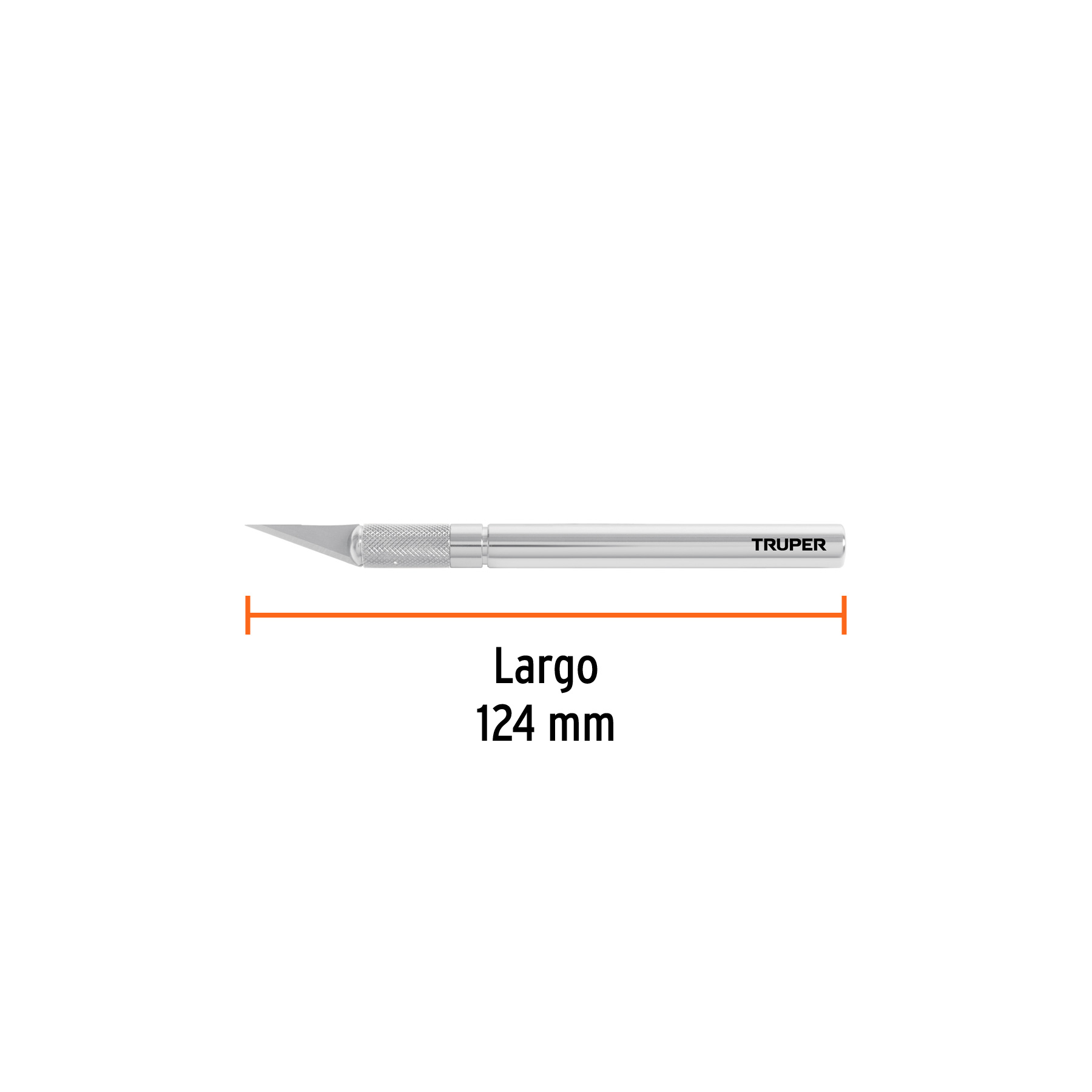 Cuchilla Exacto Profesional de 6'' Pulgadas + 5 Cuchillas de Acero SK2 - EXA-6 - 16969 - TRUPER