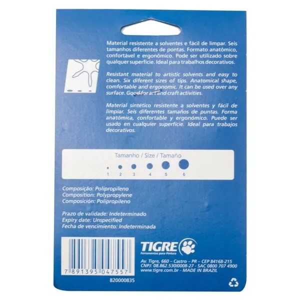 Pinta Puntos de 6 Puntas - TIGRE