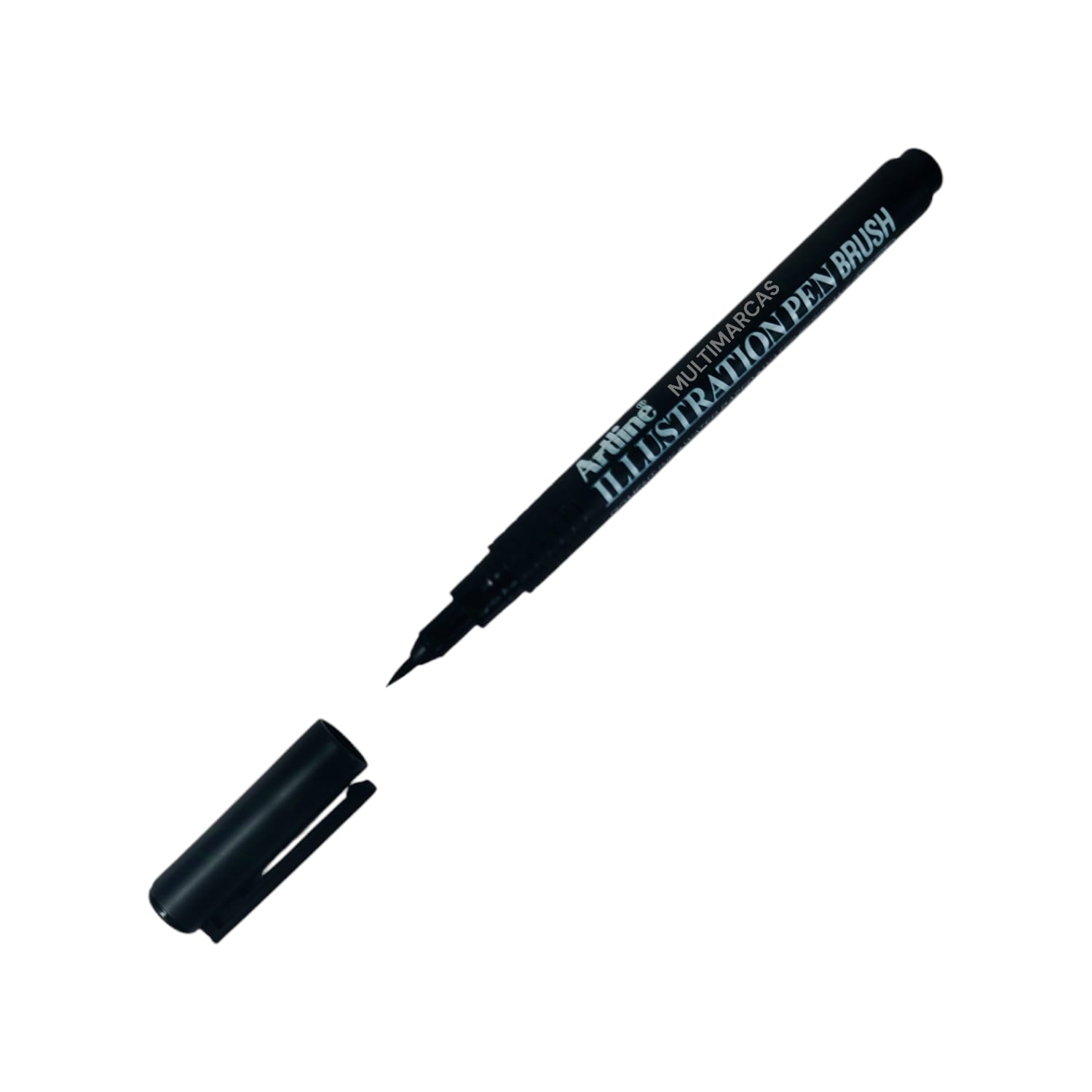 Tiralíneas o Estilógrafo de Dibujo Punta Pìncel / Brush, Color Negro - ARTLINE