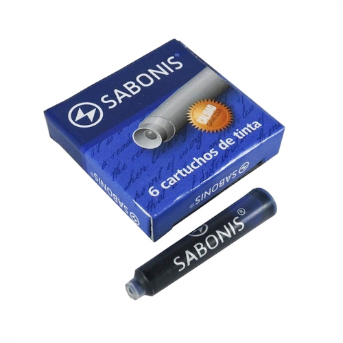 Repuesto de Pluma Fuente Color Negro - F001N - SABONIS