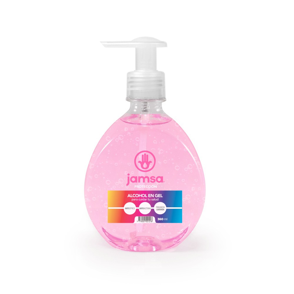 Alcohol En Gel / Sanitizador de Manos 360 ml. - JAMSA
