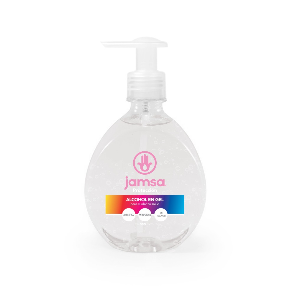 Alcohol En Gel / Sanitizador de Manos 360 ml. - JAMSA