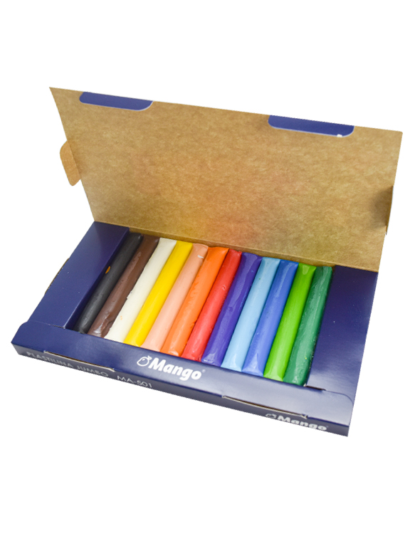 Set de 12 Colores de Plastilina en Barras - MA501 - Mango