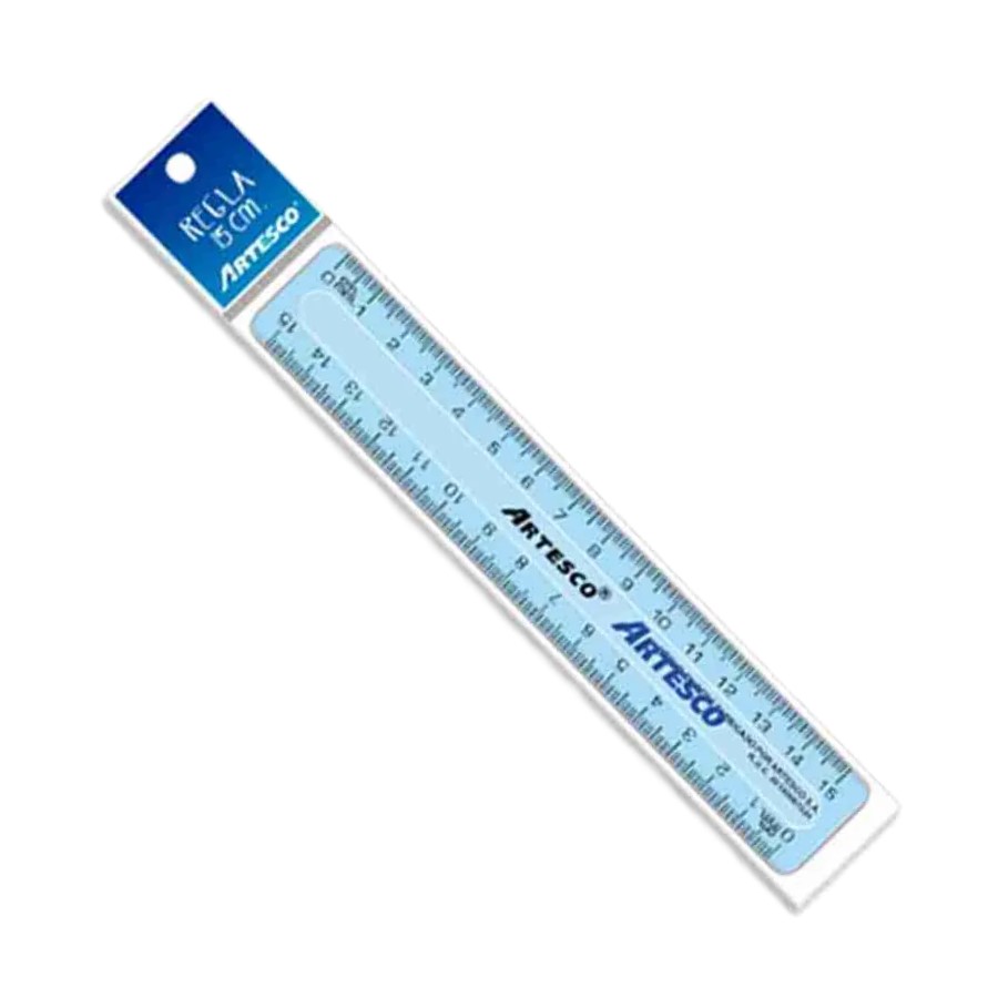 Regla de Plástico de 15 cm. - ARTESCO