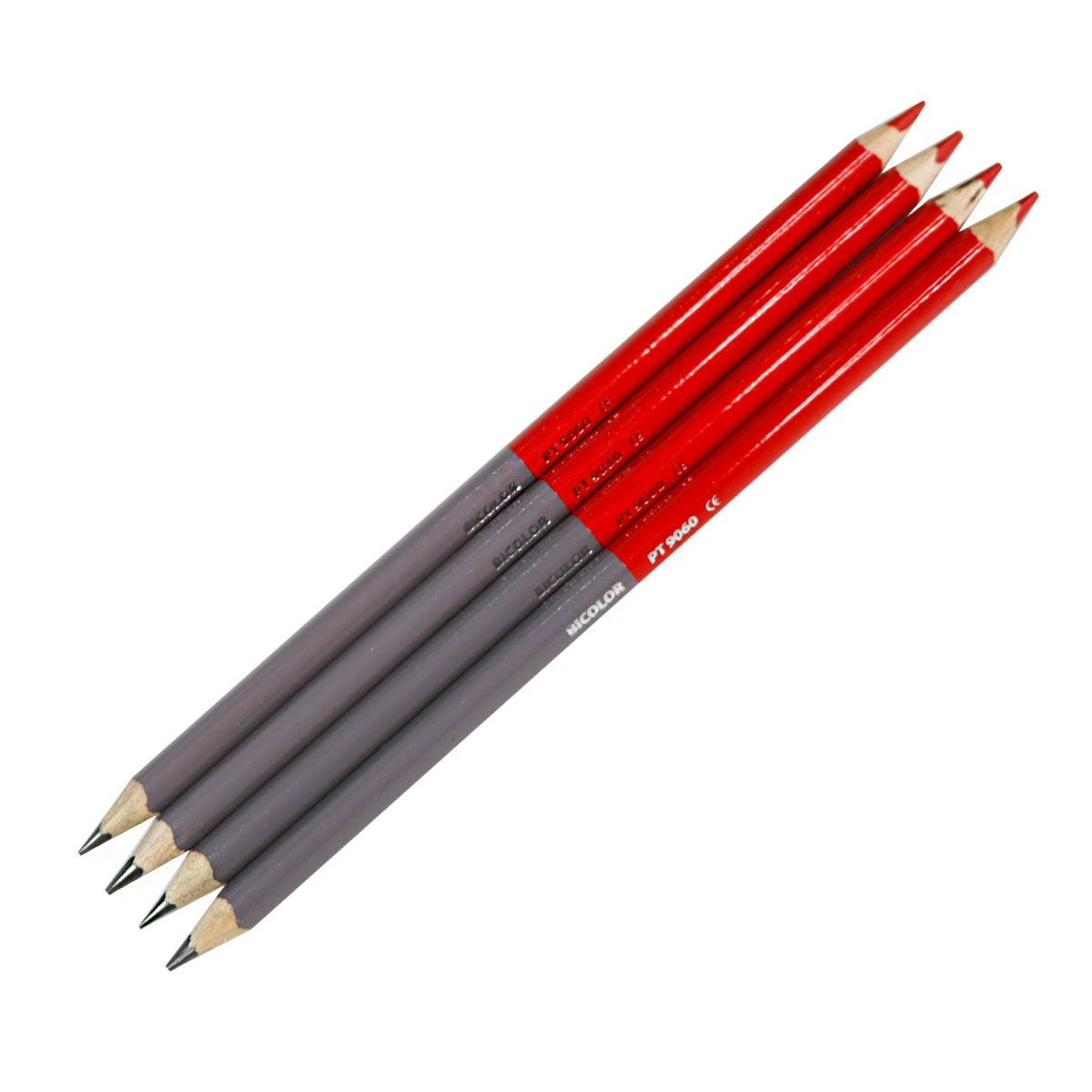Docena de Lápices Bicolor Rojo/Negro PT9060 SABONIS