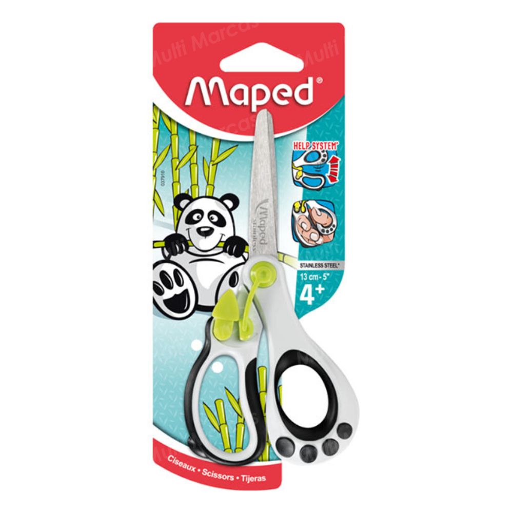 Tijera Koopy Punta Roma de 13 cm. Con Diseño Ergonómico - 037910 - MAPED