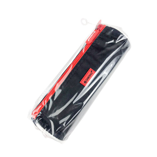 ESTUCHERA PORTALÁPICES 805-4 - Negro con ROJO- SABONIS