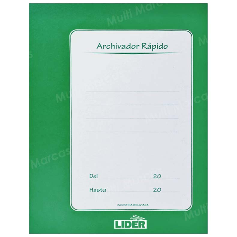 Archivador Rápido Tamaño Oficio con Nepaco / Fastener Metálico