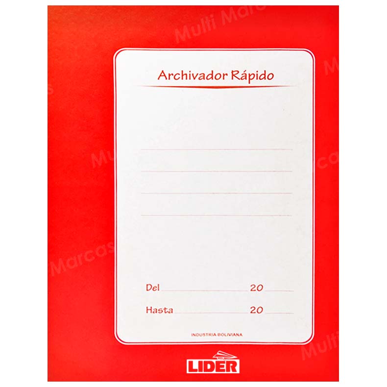 Archivador Rápido Tamaño Oficio con Nepaco / Fastener Metálico