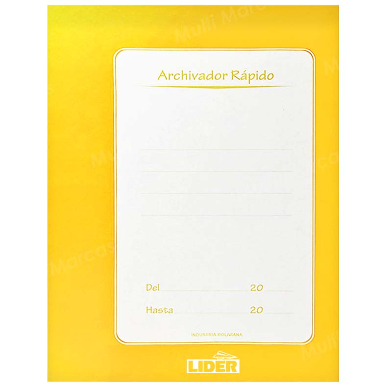 Archivador Rápido Tamaño Oficio con Nepaco / Fastener Metálico