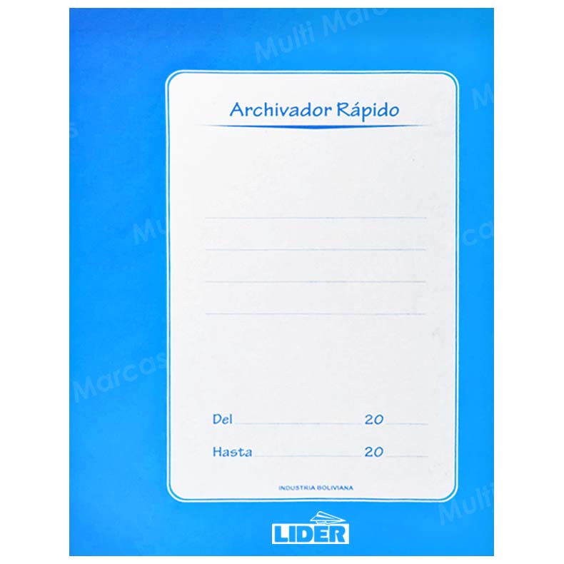 Archivador Rápido Tamaño Oficio con Nepaco / Fastener Metálico
