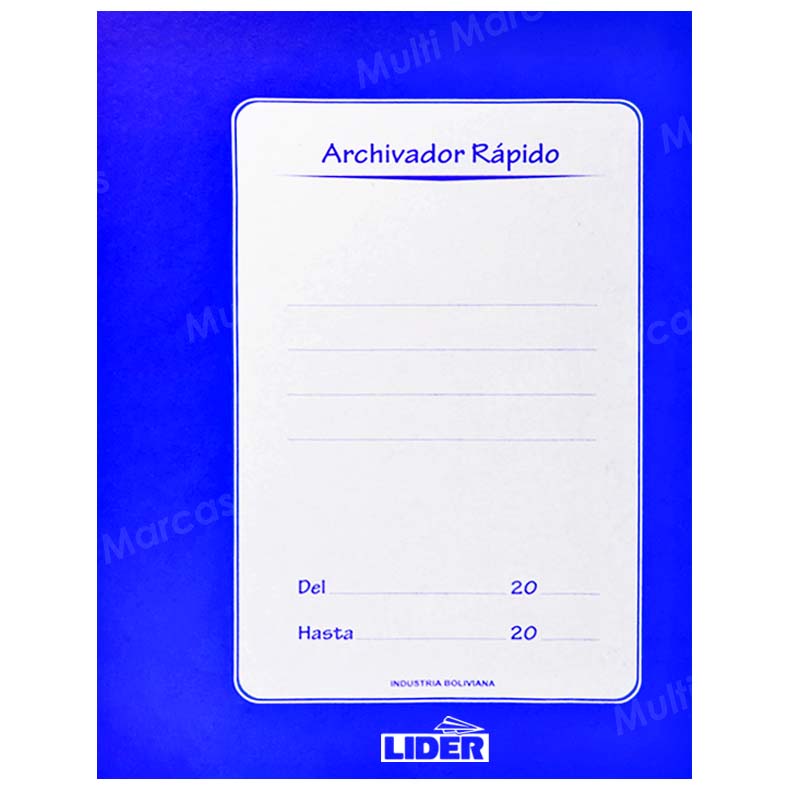 Archivador Rápido Tamaño Oficio con Nepaco / Fastener Metálico