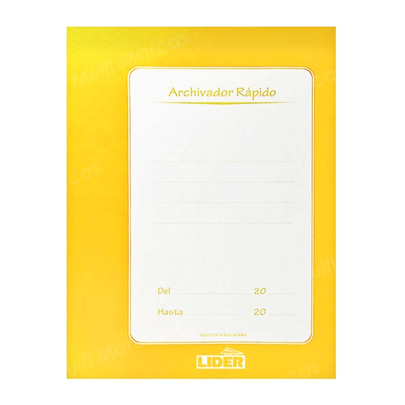 Archivador Rápido tamaño Carta con fastener / nepaco metálico