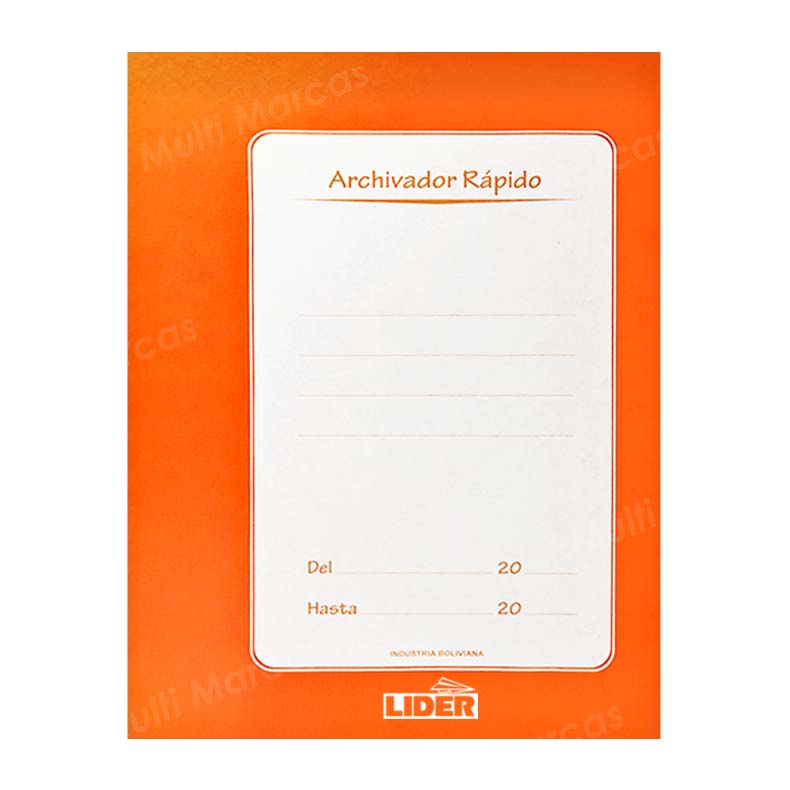 Archivador Rápido tamaño Carta con fastener / nepaco metálico