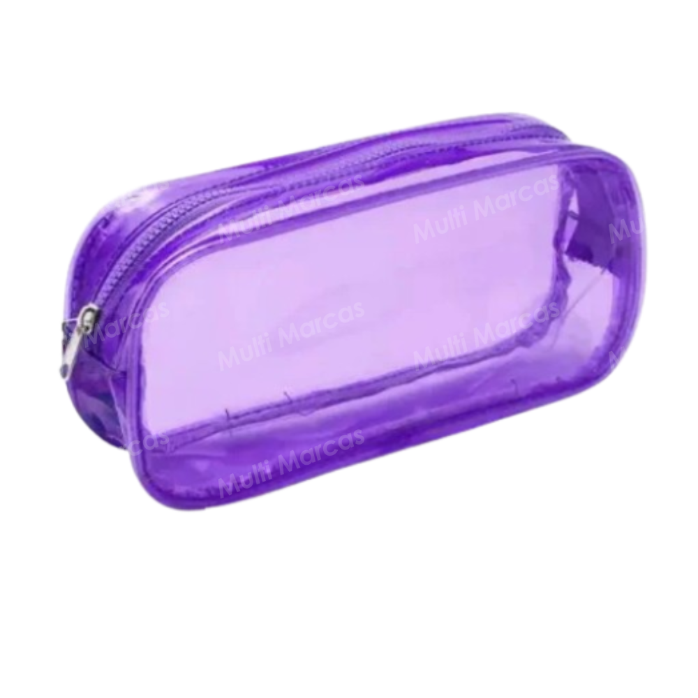 Estuche BRW Transparente Lila - ET0200