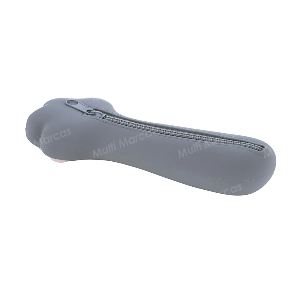 Estuche BRW Silicona Best Friend Pata de Gato Gris - ET0860