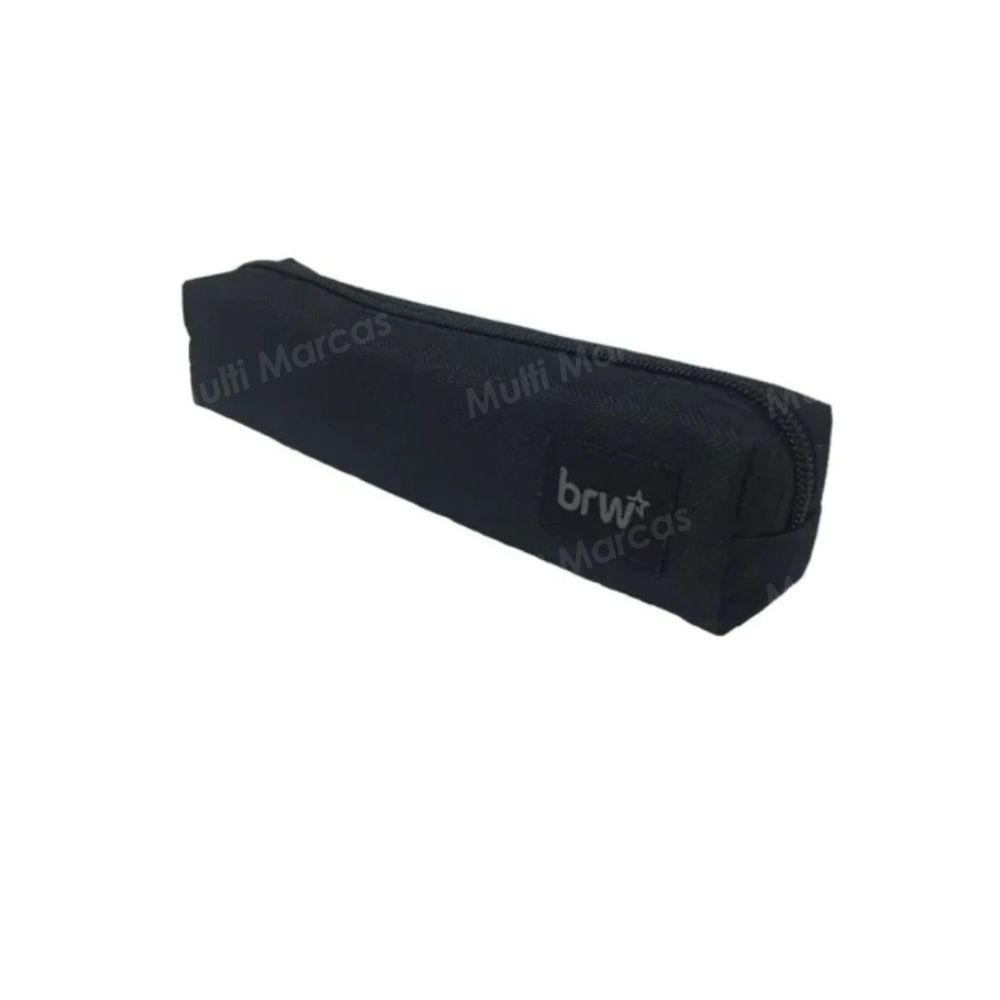 Estuche BRW Negro Liso Medio- ET0510