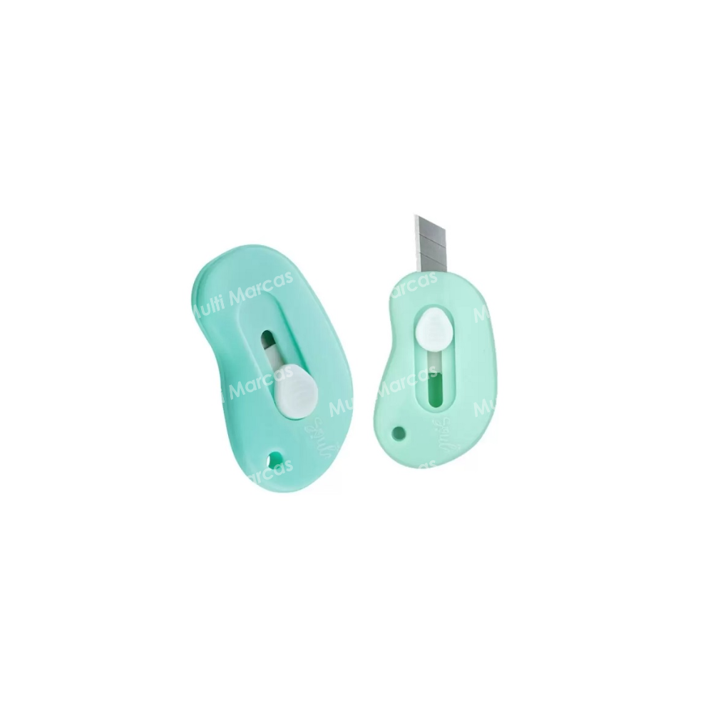 Estilete Mini Cutter BRW Pastel en 3 Tonos Pastel - ES0001