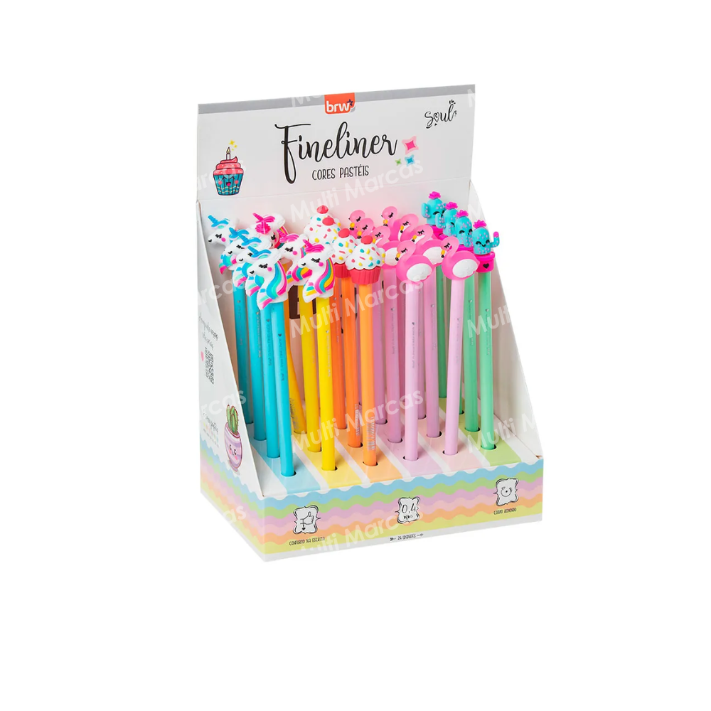 Boligrafos BRW Plumones Revestimiento Micropunta 0.4mm Fineliner Unicornio - fi3001