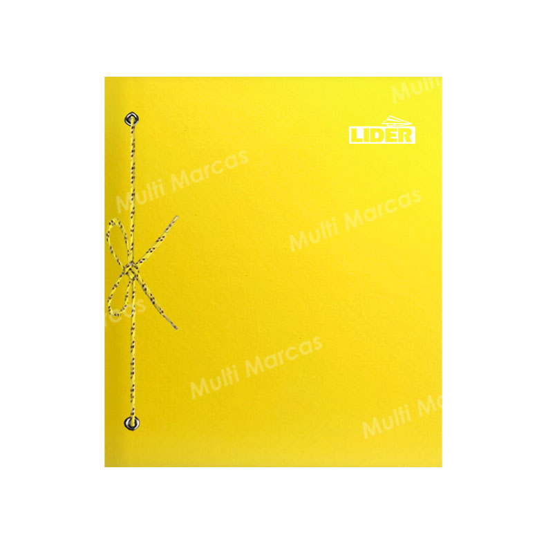 Tapa de Carpeta Color Pleno 1/2 Oficio Con 4 Divisiones + Trensa / Guato - LIDER