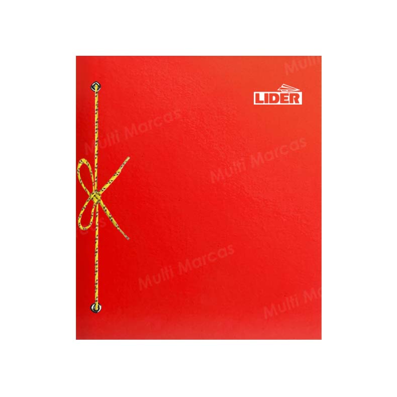 Tapa de Carpeta Color Pleno 1/2 Oficio Con 4 Divisiones + Trensa / Guato - LIDER