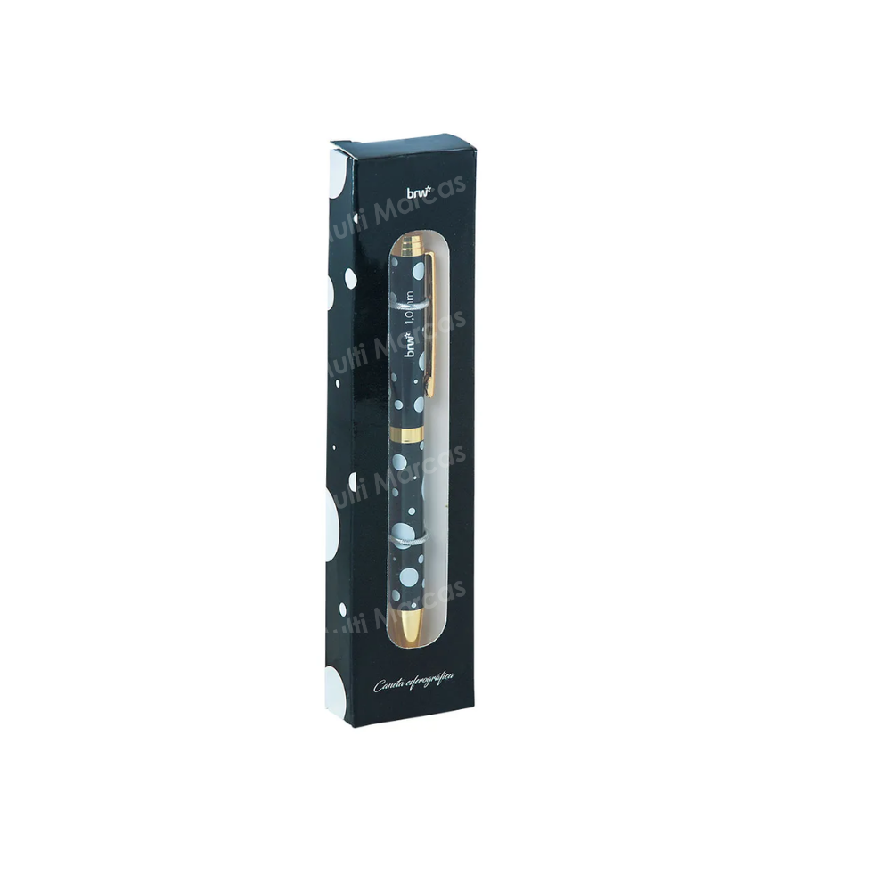 Boligrafo Metálico Black en Caja - CA0751