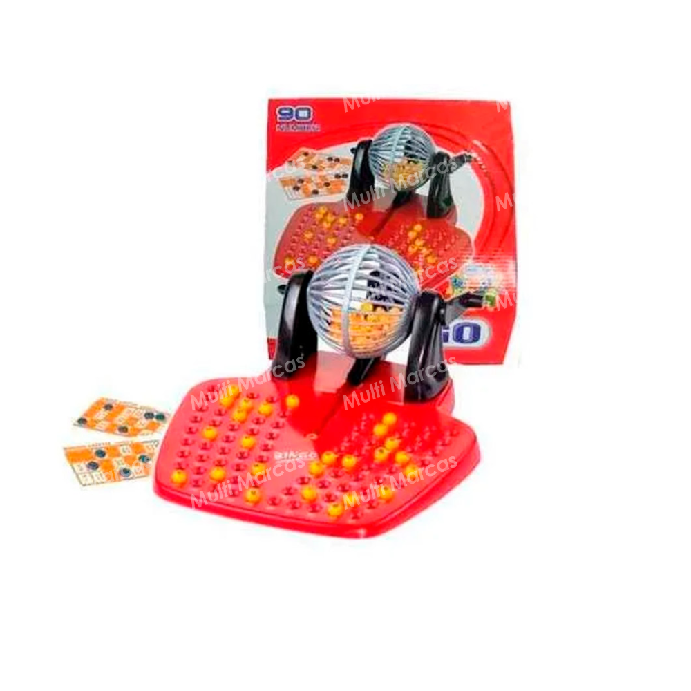 Bingo Mediano Bingo Lotto Rojo
