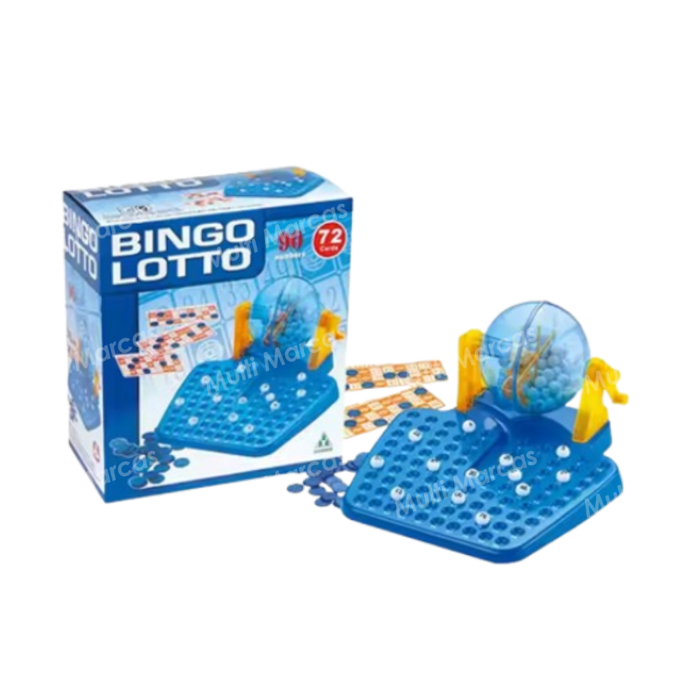 Bingo Grande Bingo Lotto Caja Azul