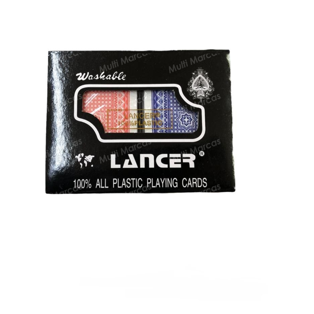 Caja de 2 Barajas de Cartas LANCER