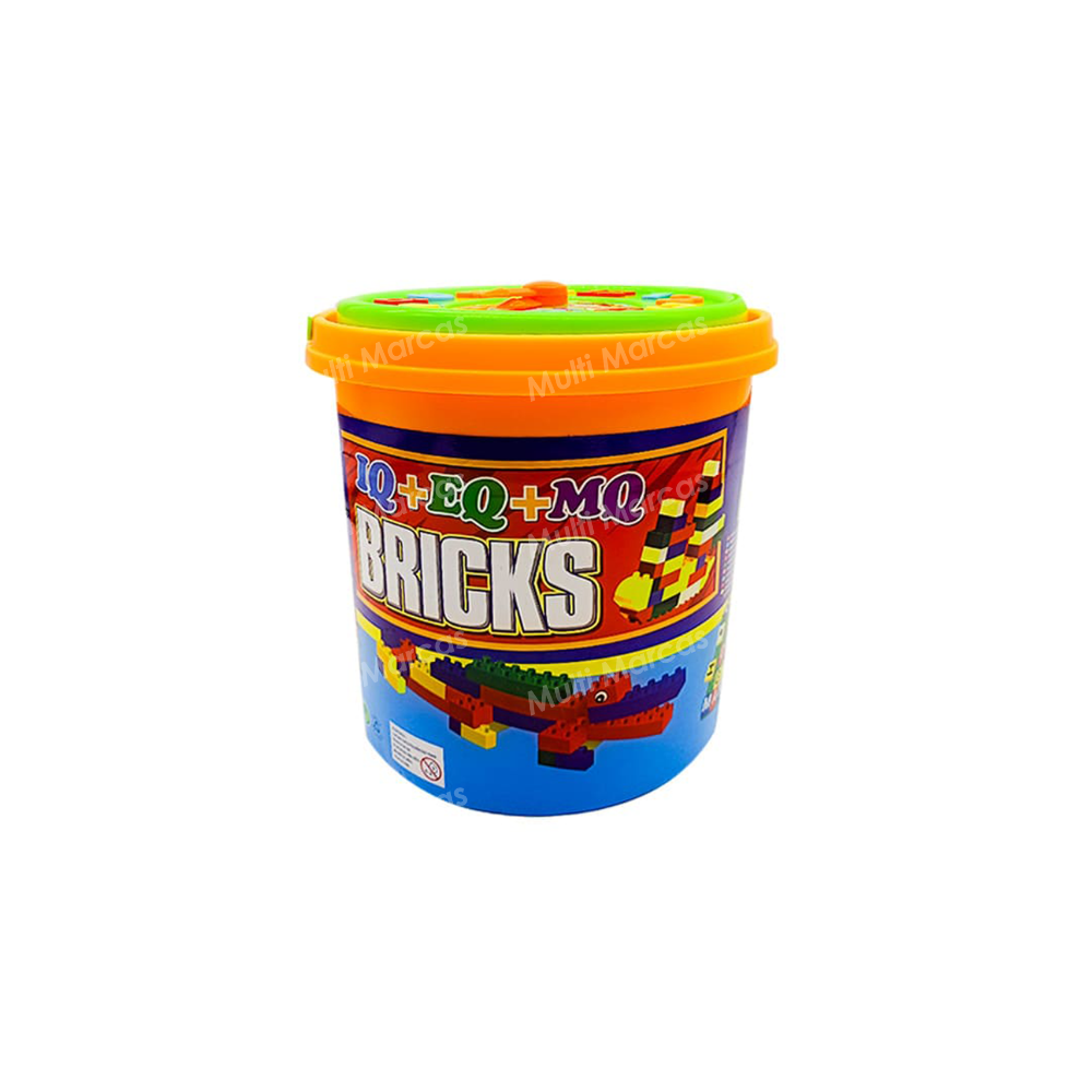 Balde de Cubos Pequeño / Rastis de 60 Piezas