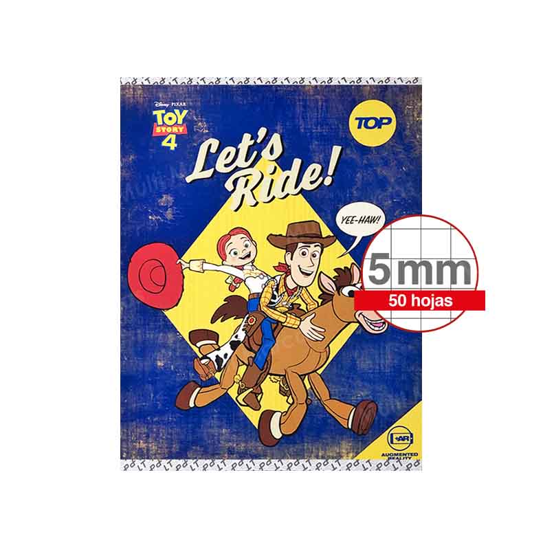 Cuaderno Engrapado TOP MIX3 50 Hojas Cuadricula Corriente