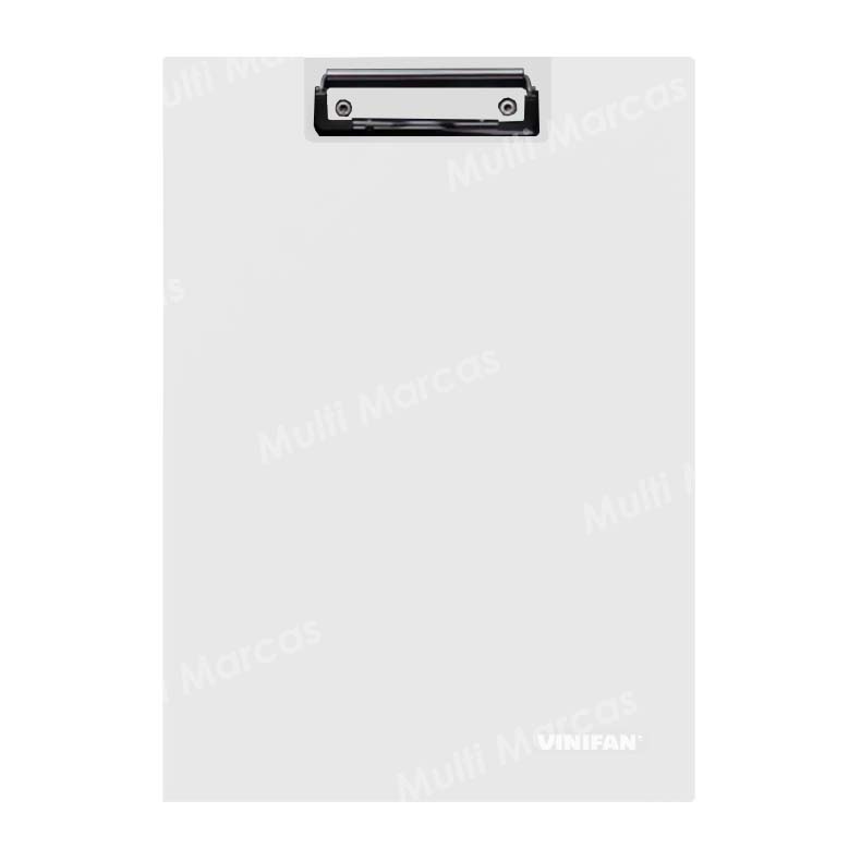 Folder/Carperta A4 Con Sujetador Superior Color Blanco - VINIFAN