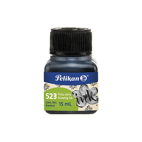 Tinta China Pelikan 15ml. Color Negro