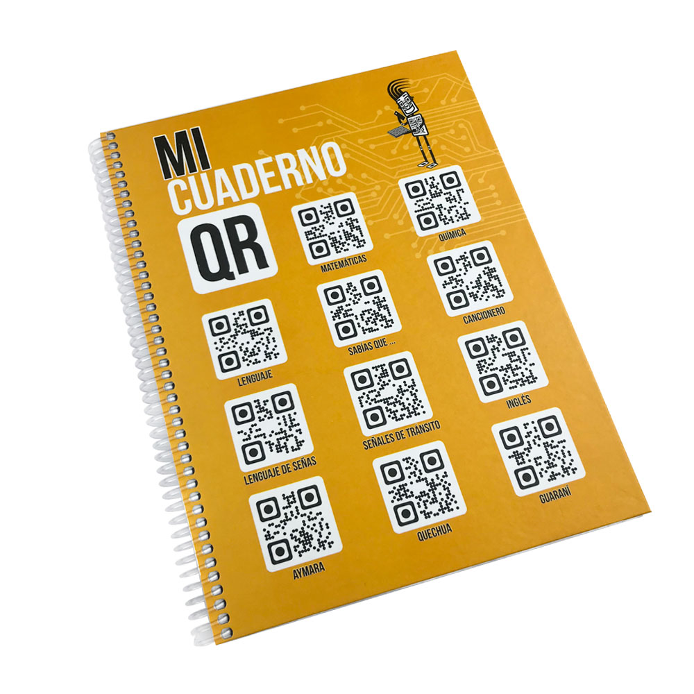 Cuaderno Espiral QR ASWAN 200 Hojas Tamaño Carta