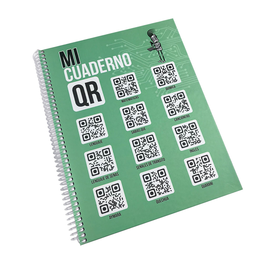 Cuaderno Espiral QR ASWAN 200 Hojas Tamaño Carta