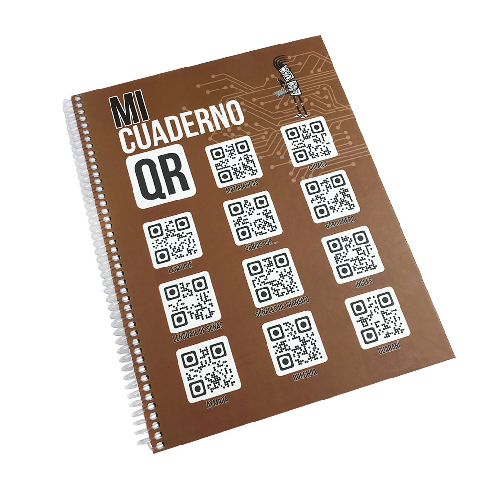 Cuaderno Espiral QR ASWAN 200 Hojas Tamaño Carta